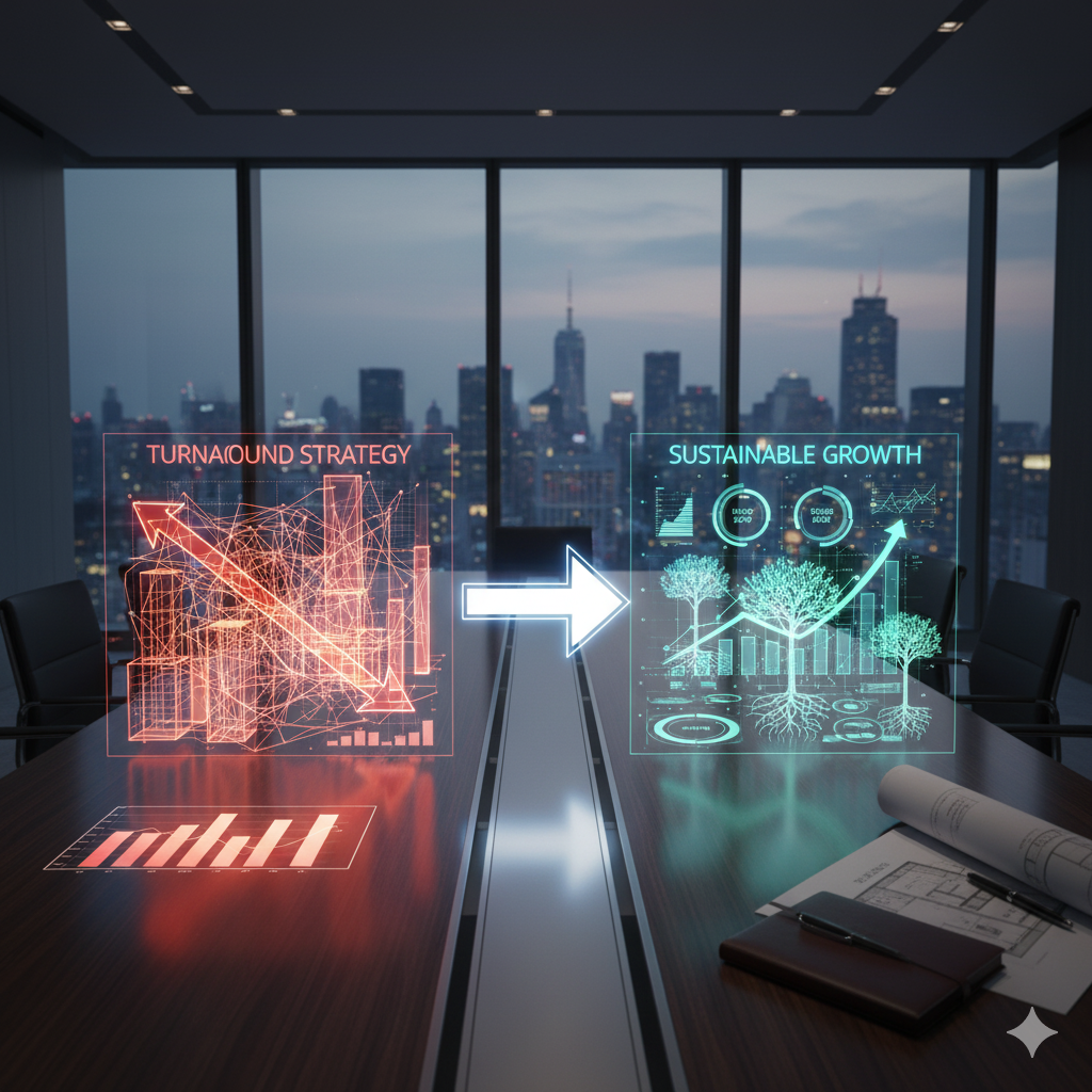 Business Turnaround Icon